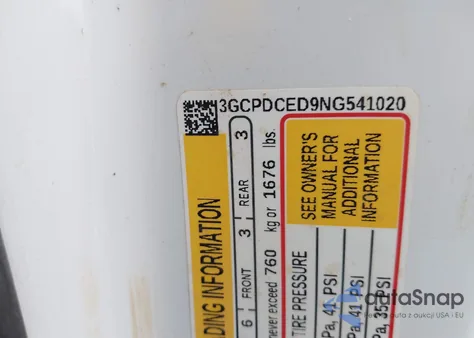 2022 Chevrolet Silverado 1500 4Wd Standard Bed Custom Trail Boss from USA, damaged, VIN 3GCPDCED9NG541020